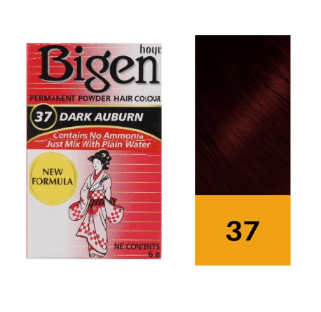 Bigen Tinte en Polvo 37 Caoba Oscuro 6 Gr