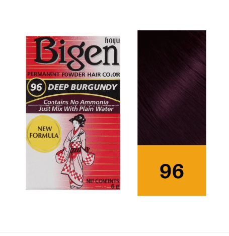 Bigen Tinte en Polvo 96 Borgoña Profunda 6 Gr
