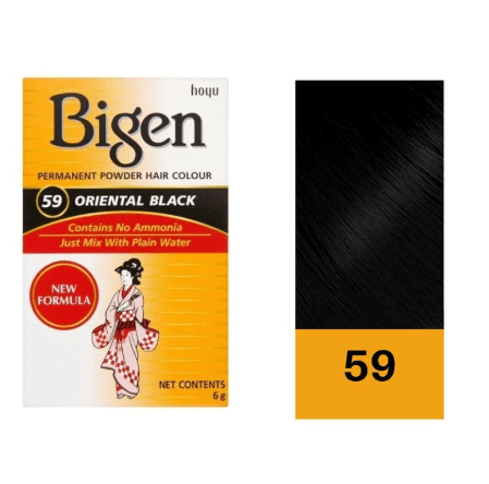 Bigen Tinte en Polvo 59 Oriental Black 6 Gr