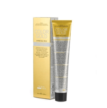 GOLD AMMONIA-FREE HAIR DYE - 1.0 BLACK 100ML DESING LOOK