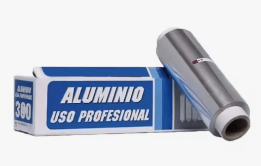 Papel de Aluminio Profesional 30 x 300 M Catering Cocina, Peluquería (1 UND)