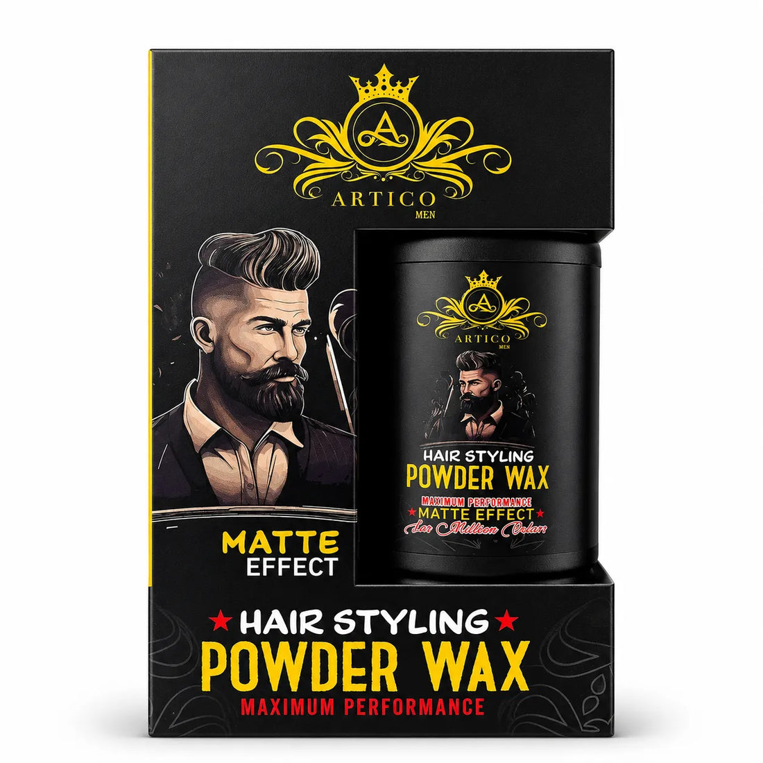 Ártico Men® – Cera en polvo para hombre con acabado mate y volumen 20 g