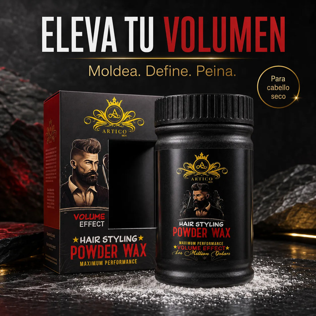 Ártico Men® – Cera en polvo para dar volumen 20 g