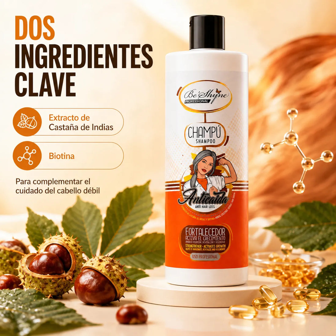 Be'Shyne Anti-Hair Loss Shampoo 1000ml