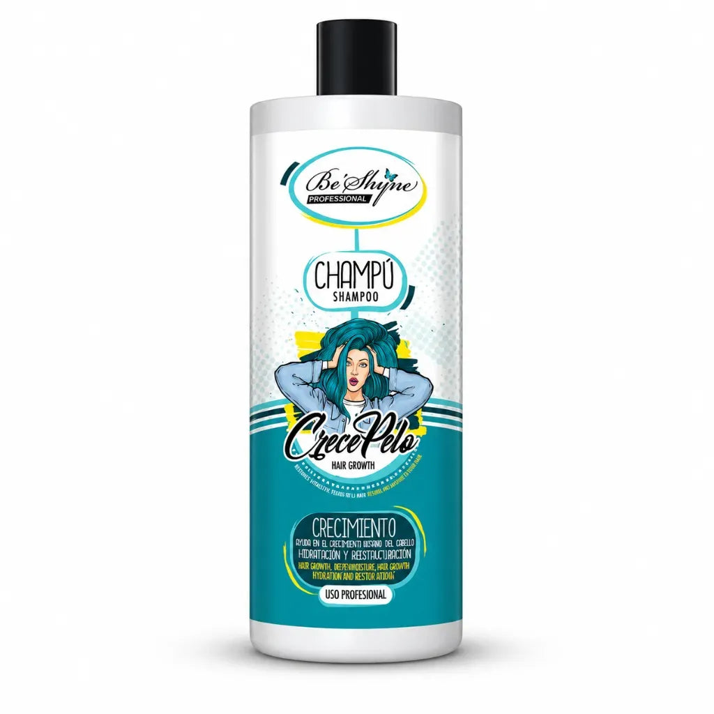 Be´Shyne – Champú Crece Pelo con Biotina para Todo Tipo de Cabello 1000ml