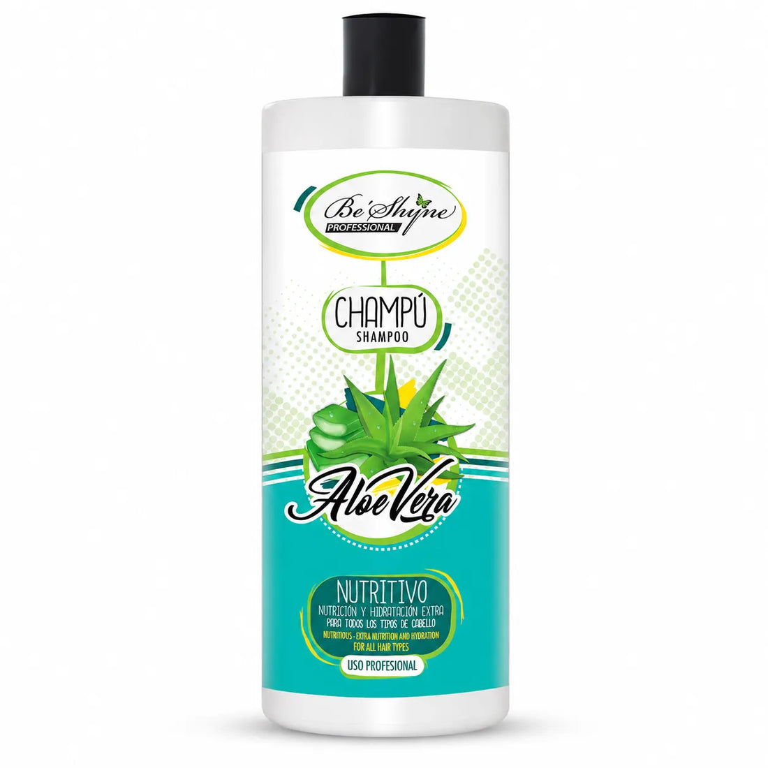 Be´Shyne – Champú Nutritivo de Aloe Vera para Todo Tipo de Cabello 1000ml