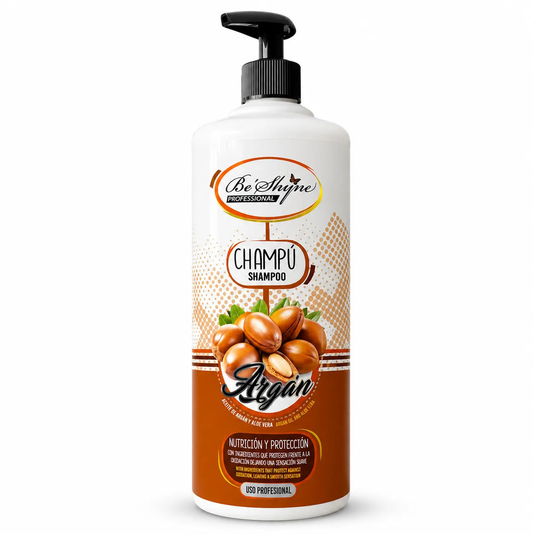 Be'Shyne – Champú para Cabello Seco Nutritivo y Protector con Argán 1000 ml