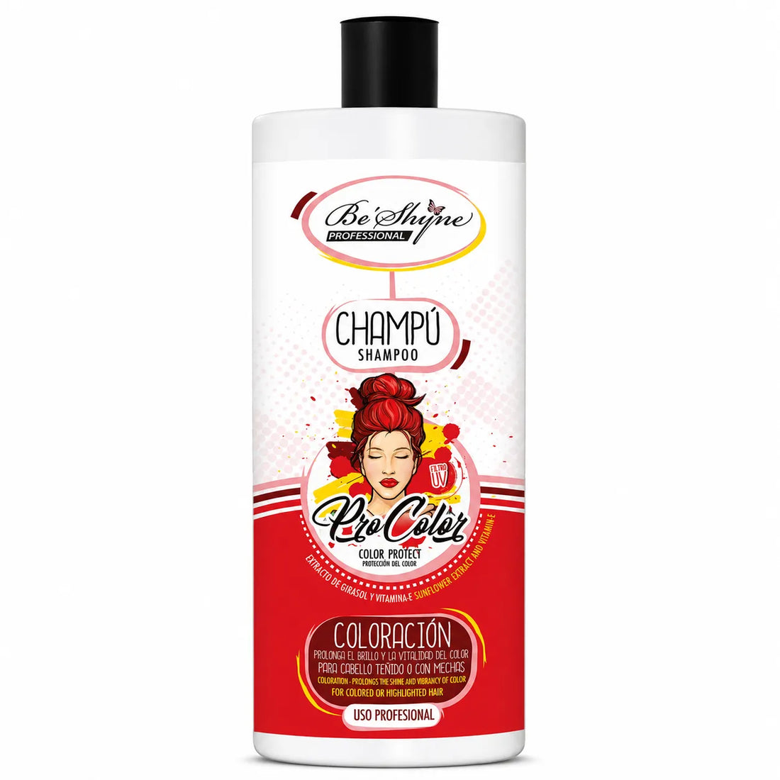Be´Shyne® – Champú para Cabello Teñido Protector del Color 1000 ml