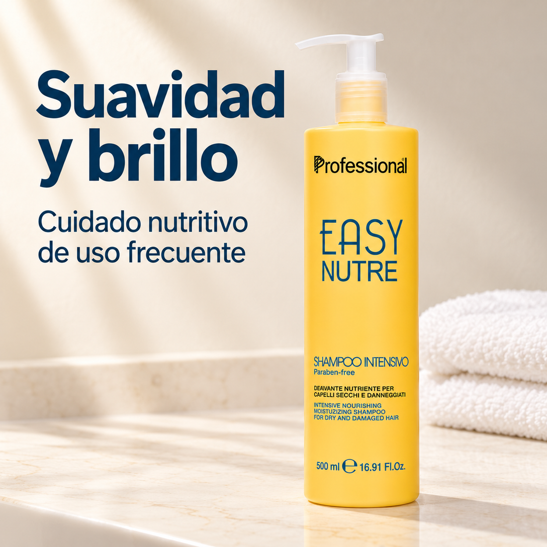 Easy Nutre – Champú para cabello seco y dañado 500 ml