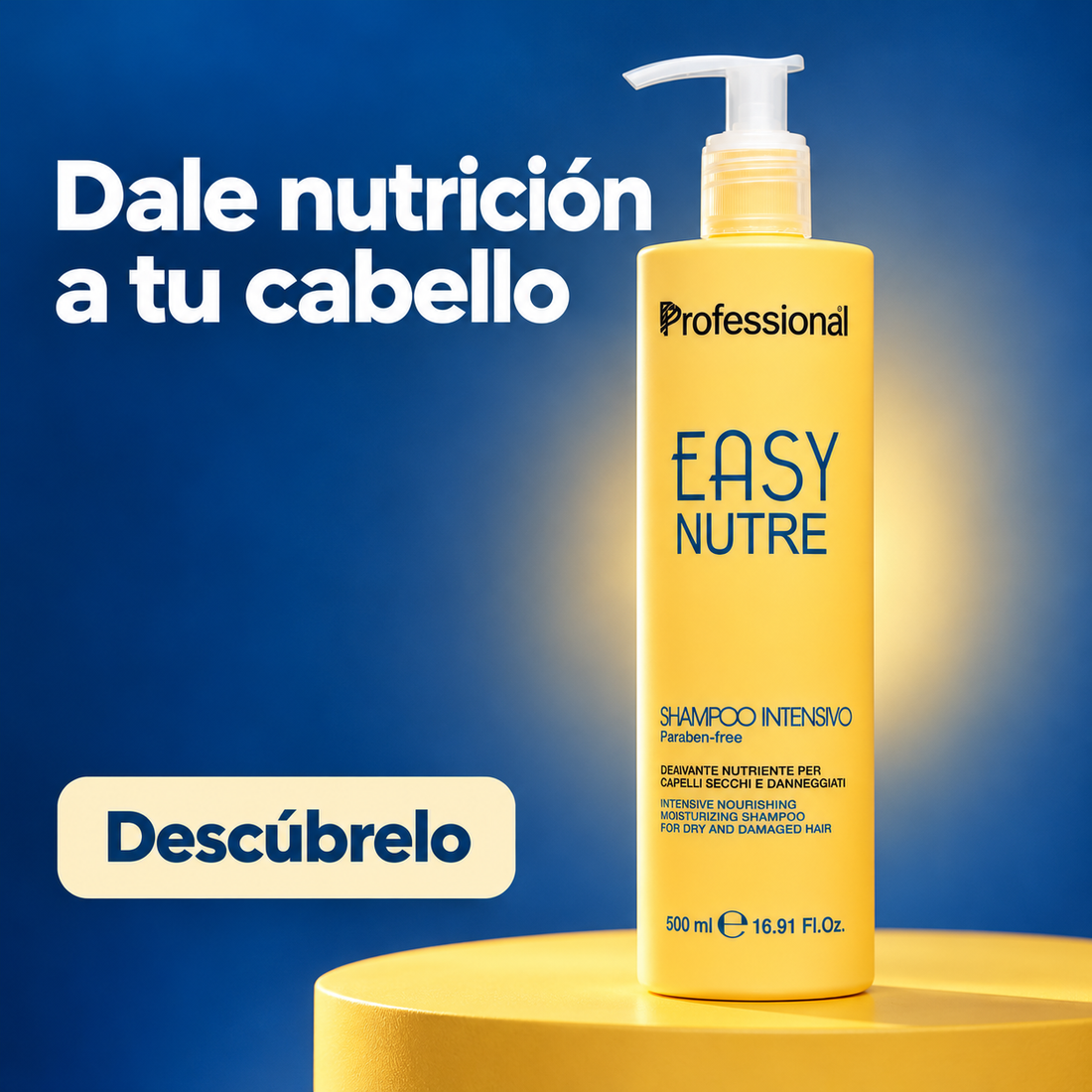 Easy Nutre – Champú para cabello seco y dañado 500 ml