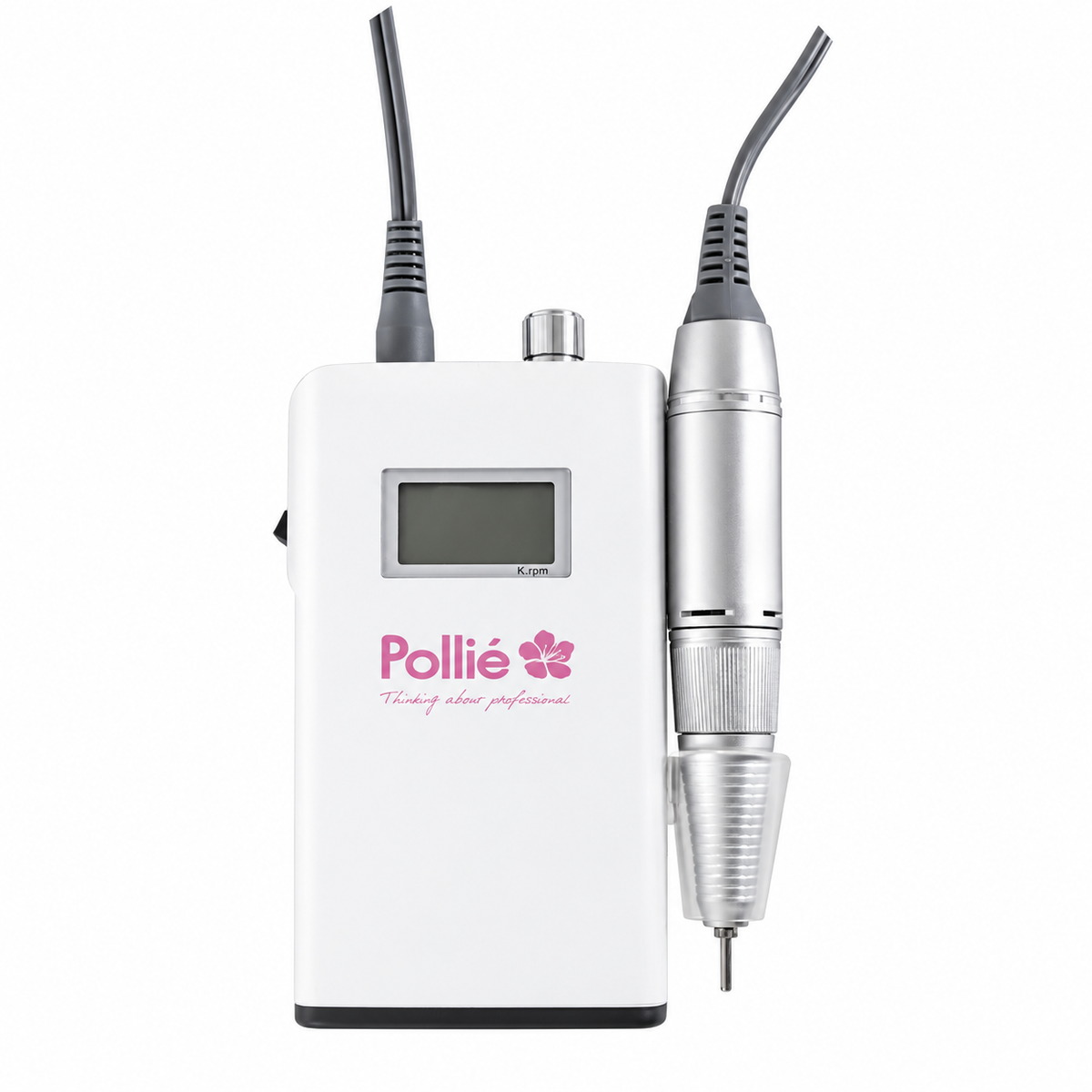 Pollié – Torno para Uñas Profesional Inalámbrico 30.000 RPM con 12 Accesorios