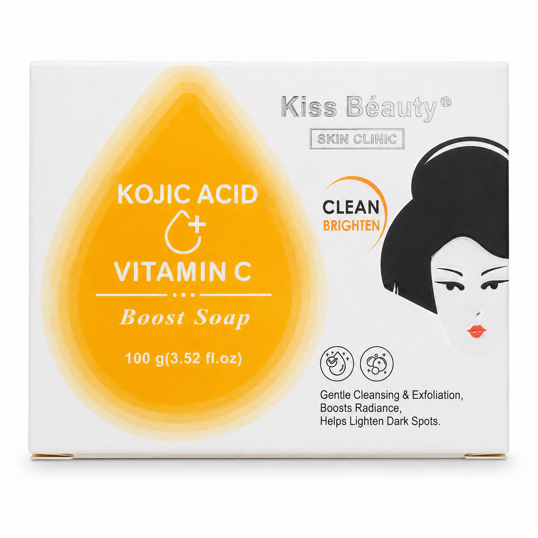 Kiss Beauty – Jabones Faciales con Ácido Kójico 5 Variantes 100