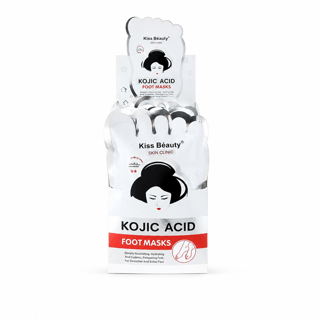 Kiss Beauty – Mascarilla para pies hidratante para piel agrietada 40 ml