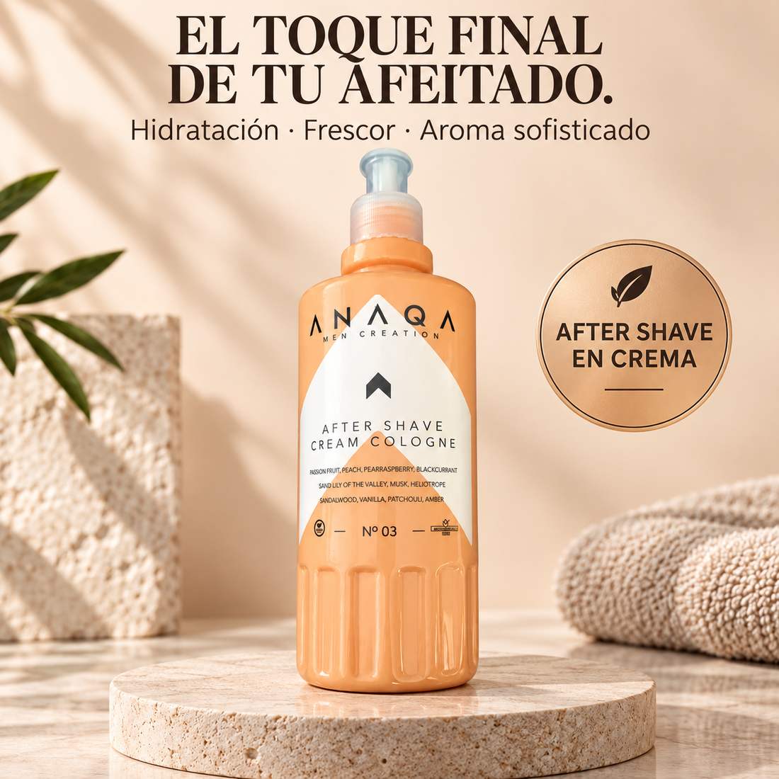 ANAQA – After Shave Hidratante para Cara y Cuello Nº 03 470 ml
