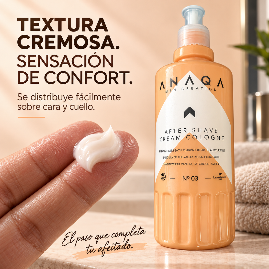 ANAQA – After Shave Hidratante para Cara y Cuello Nº 03 470 ml