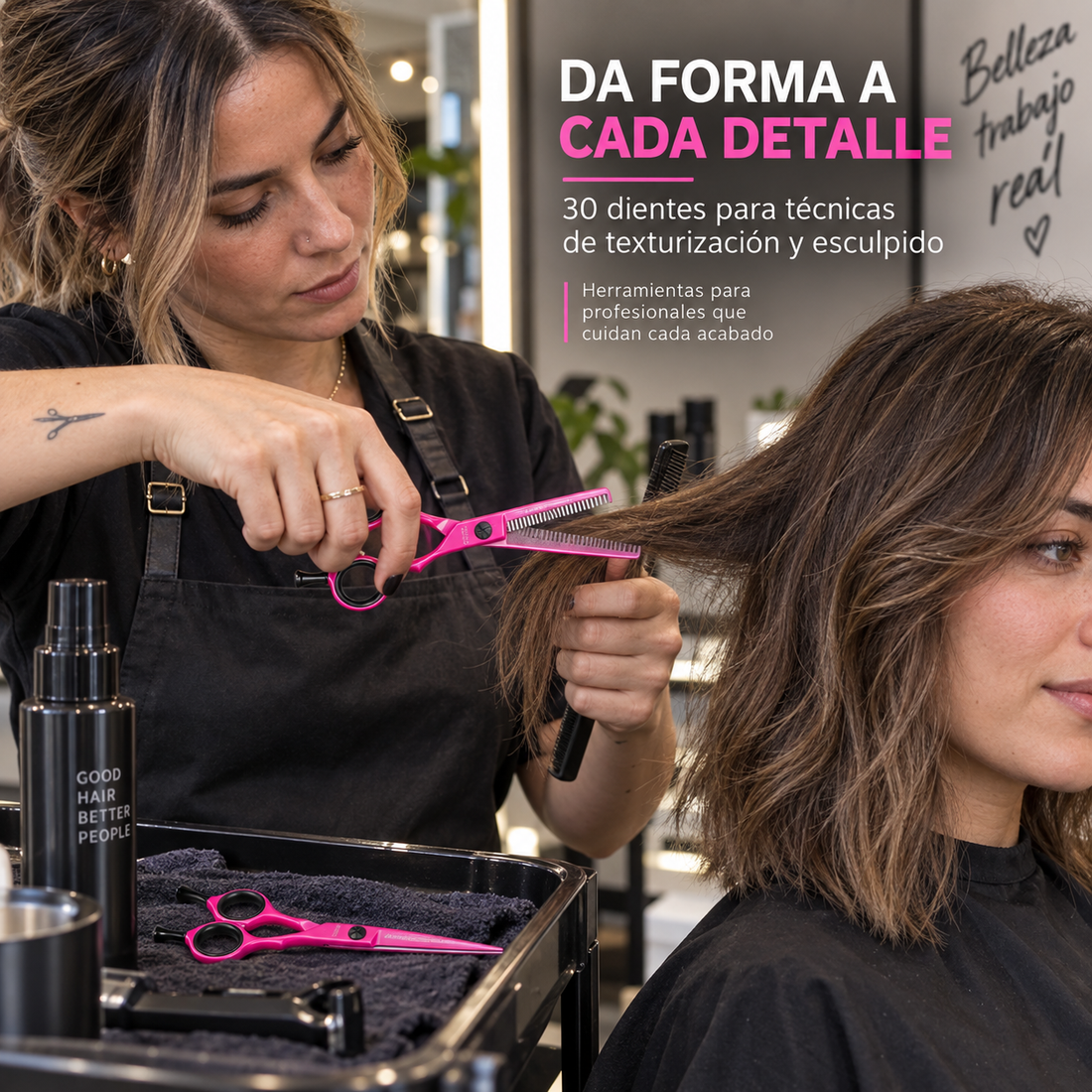 Bifull – Pack Tijeras de Peluquería Corte y Esculpir 6"