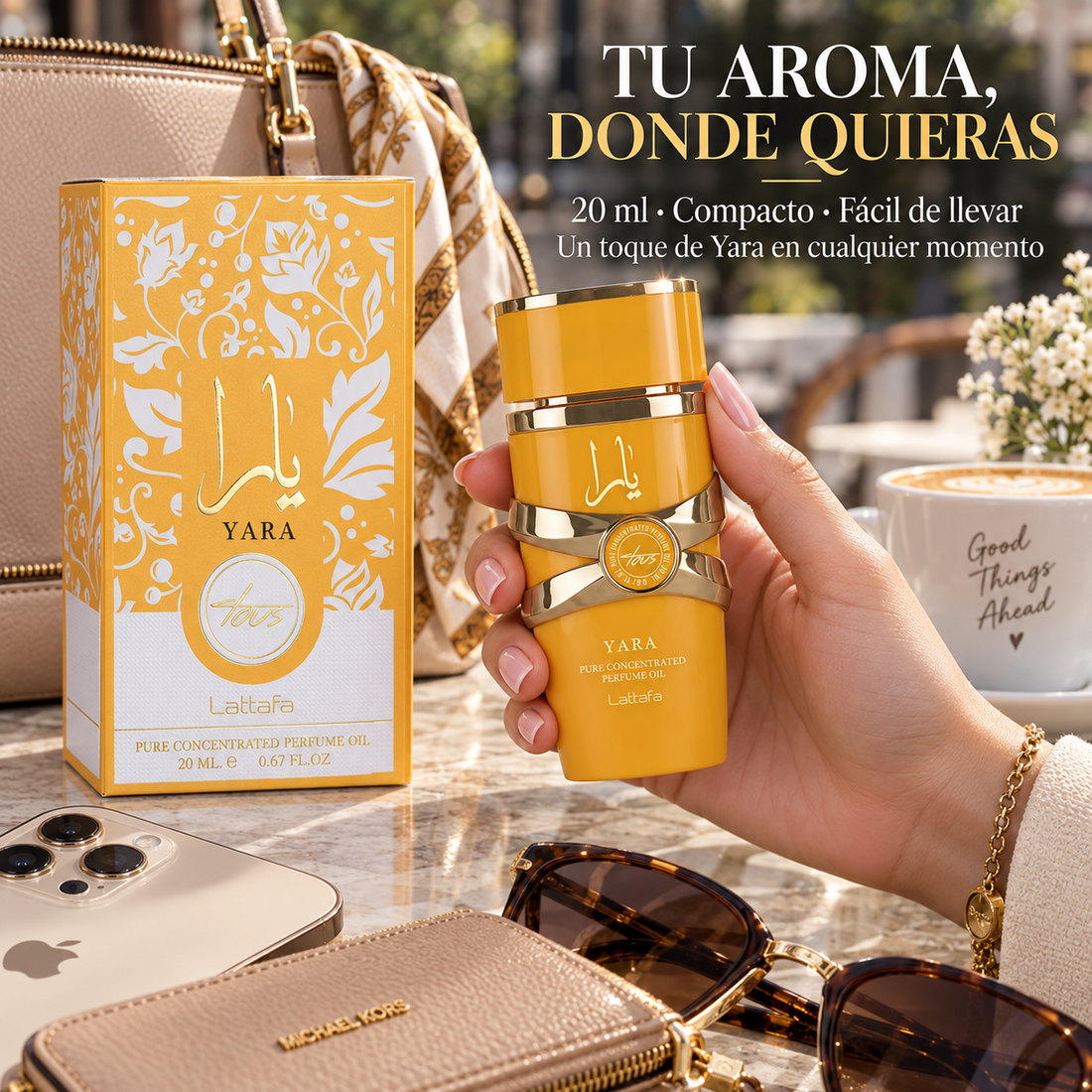 Lattafa – Aceite de Perfume Concentrado Yara de Larga Duración 20 ml