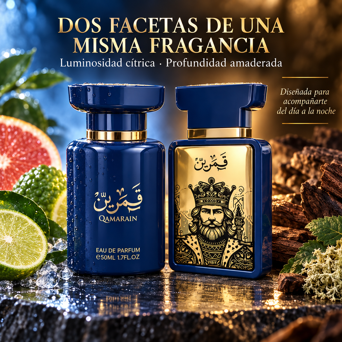 Amaran Exclusive – Eau de Parfum para Hombre Qamarain For Him 2 x 50 ml