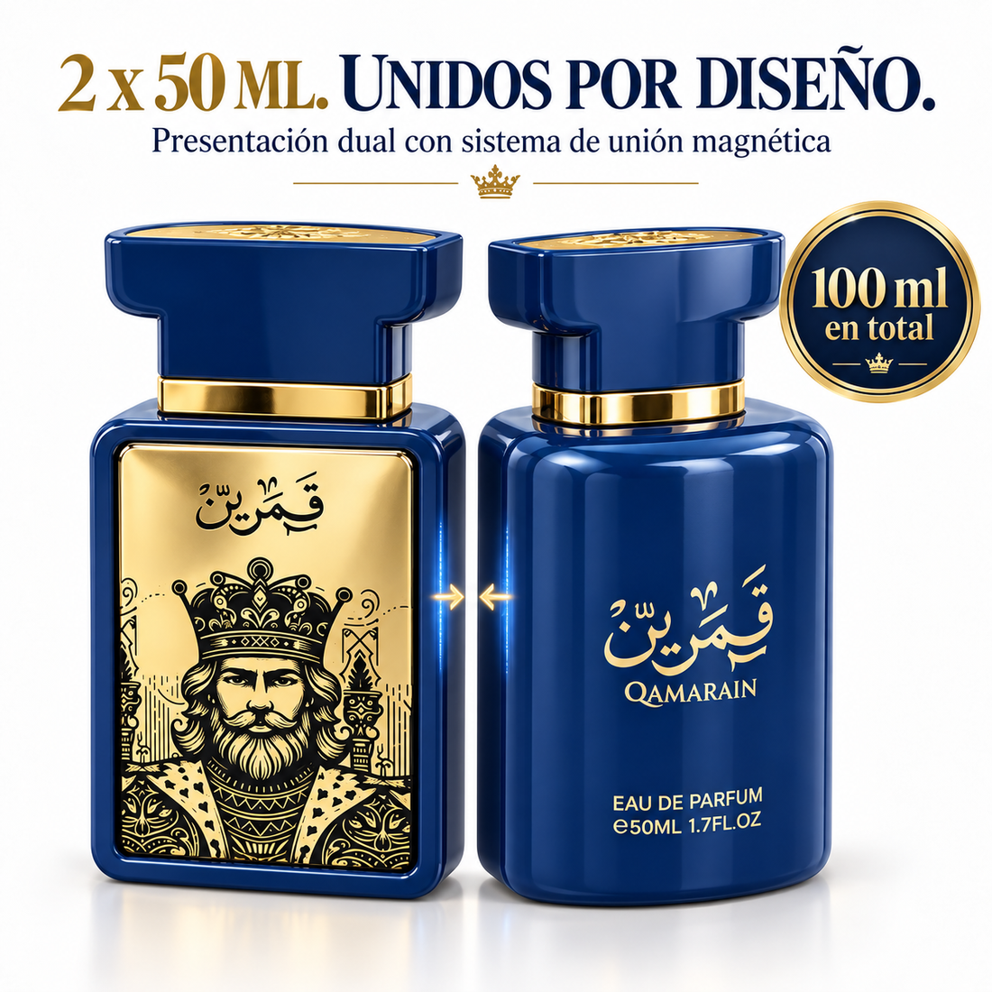 Amaran Exclusive – Eau de Parfum para Hombre Qamarain For Him 2 x 50 ml