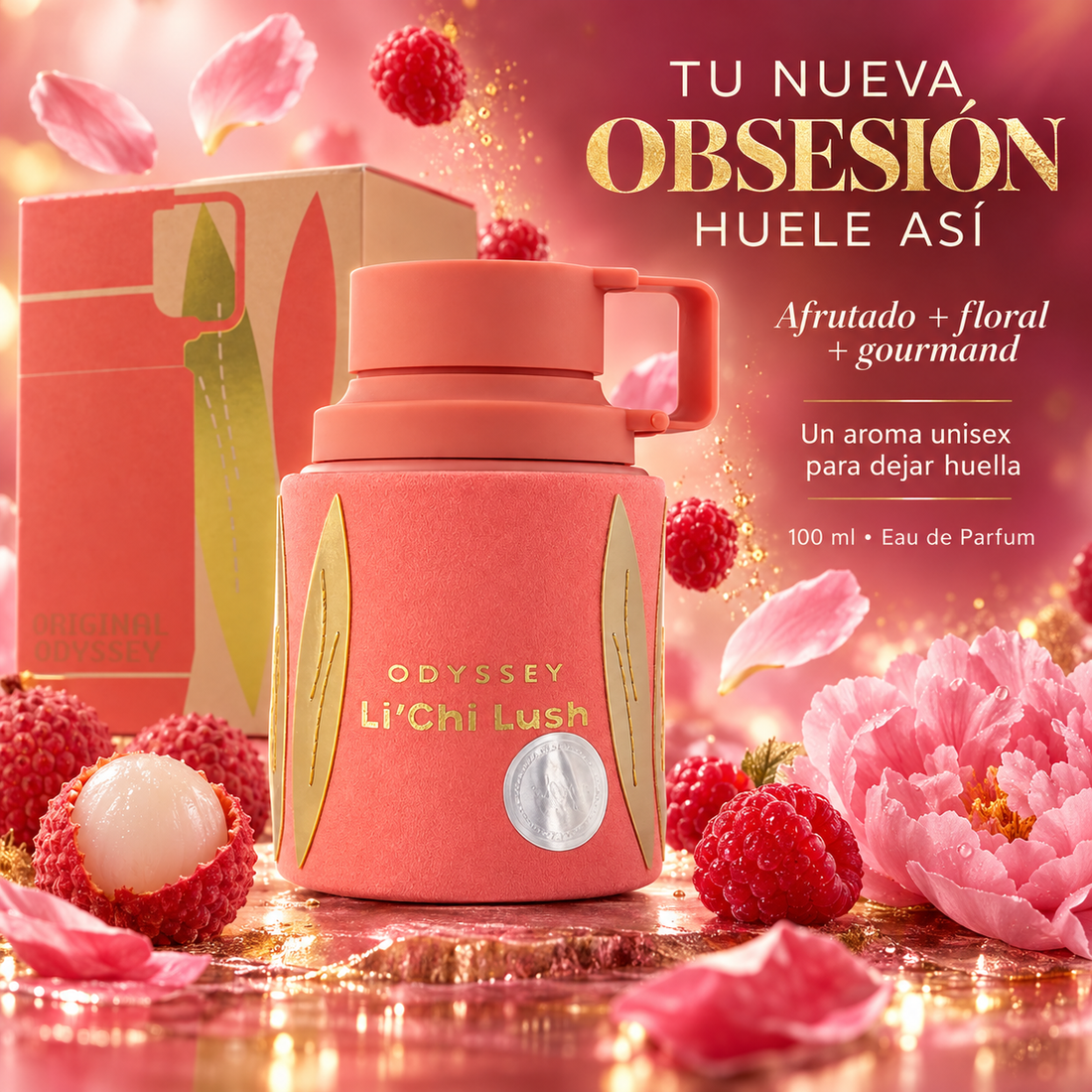 Armaf – Perfume Unisex Afrutado Odyssey Li'Chi Lush Eau de Parfum 100 ml