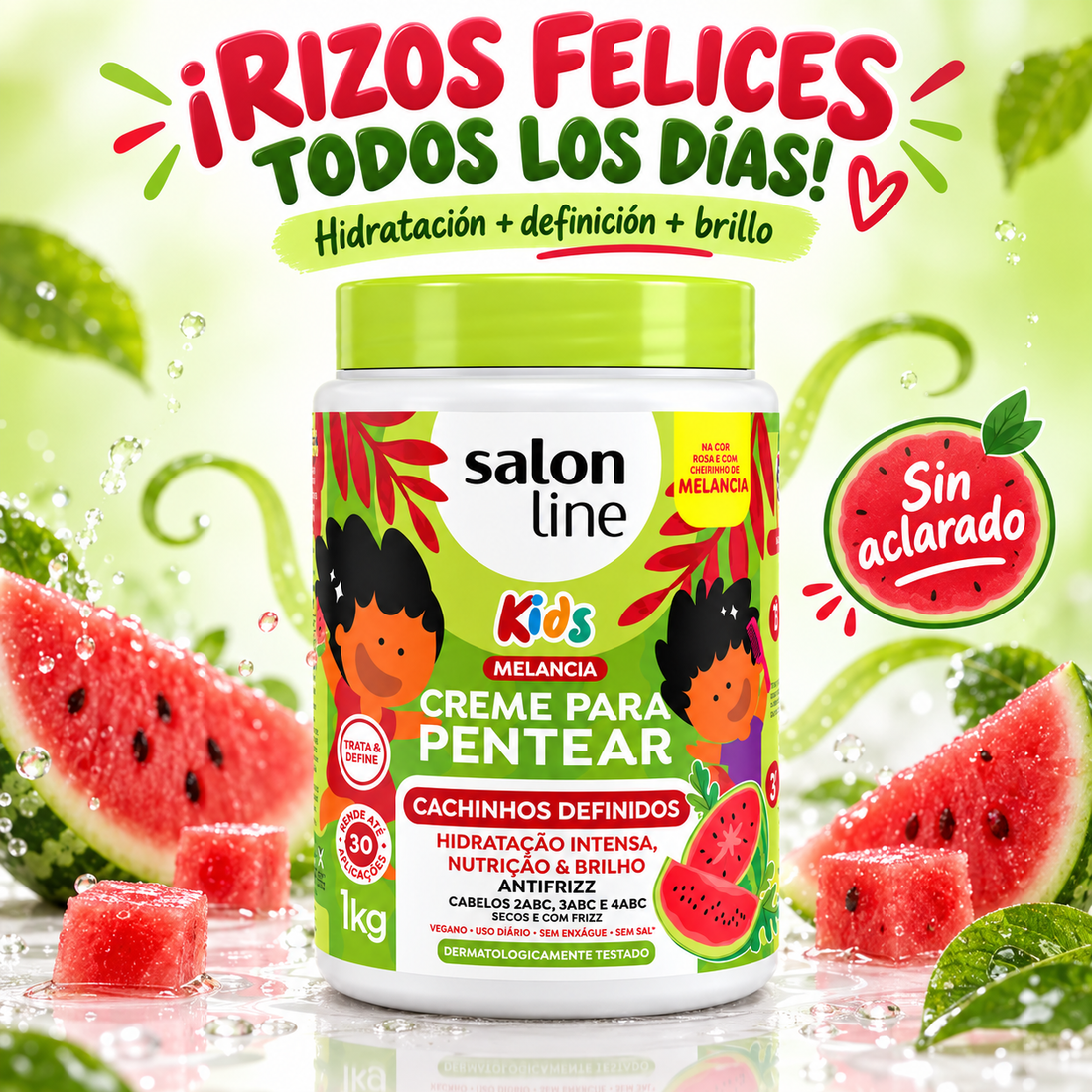 Salon Line – Crema de peinar para niños para rizos definidos 1 kg