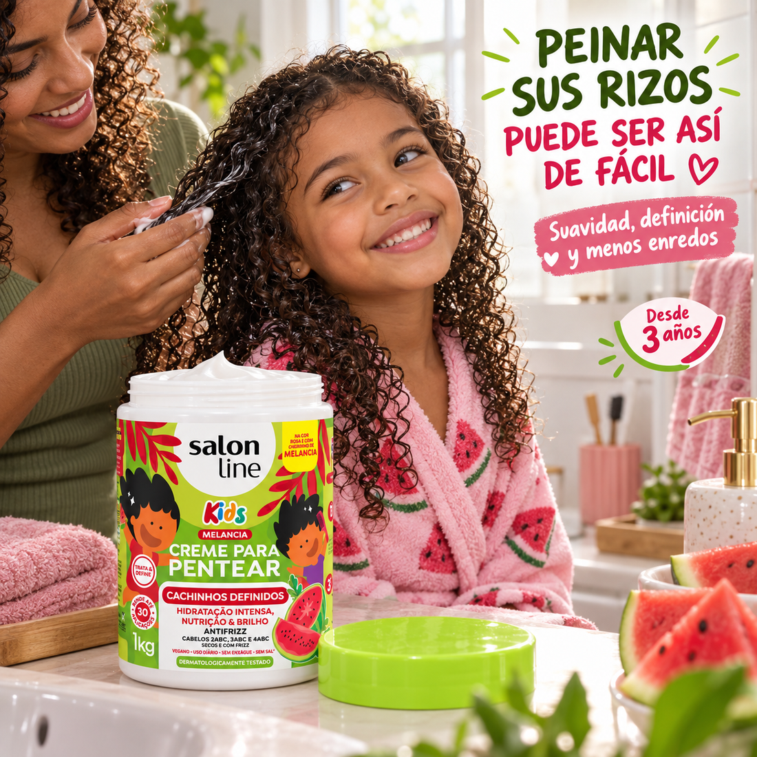 Salon Line – Crema de peinar para niños para rizos definidos 1 kg