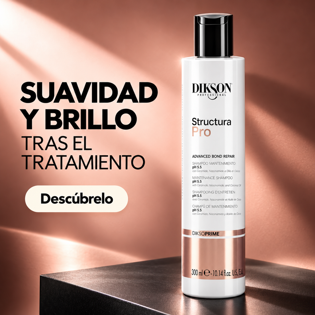 Dikson DiksoPrime Structura Pro – Champú de mantenimiento postratamiento 300 ml