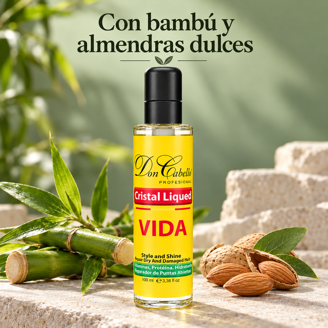 Don Cabello – Cristal líquido para el cabello Vida Cristal Liqued 100 ml