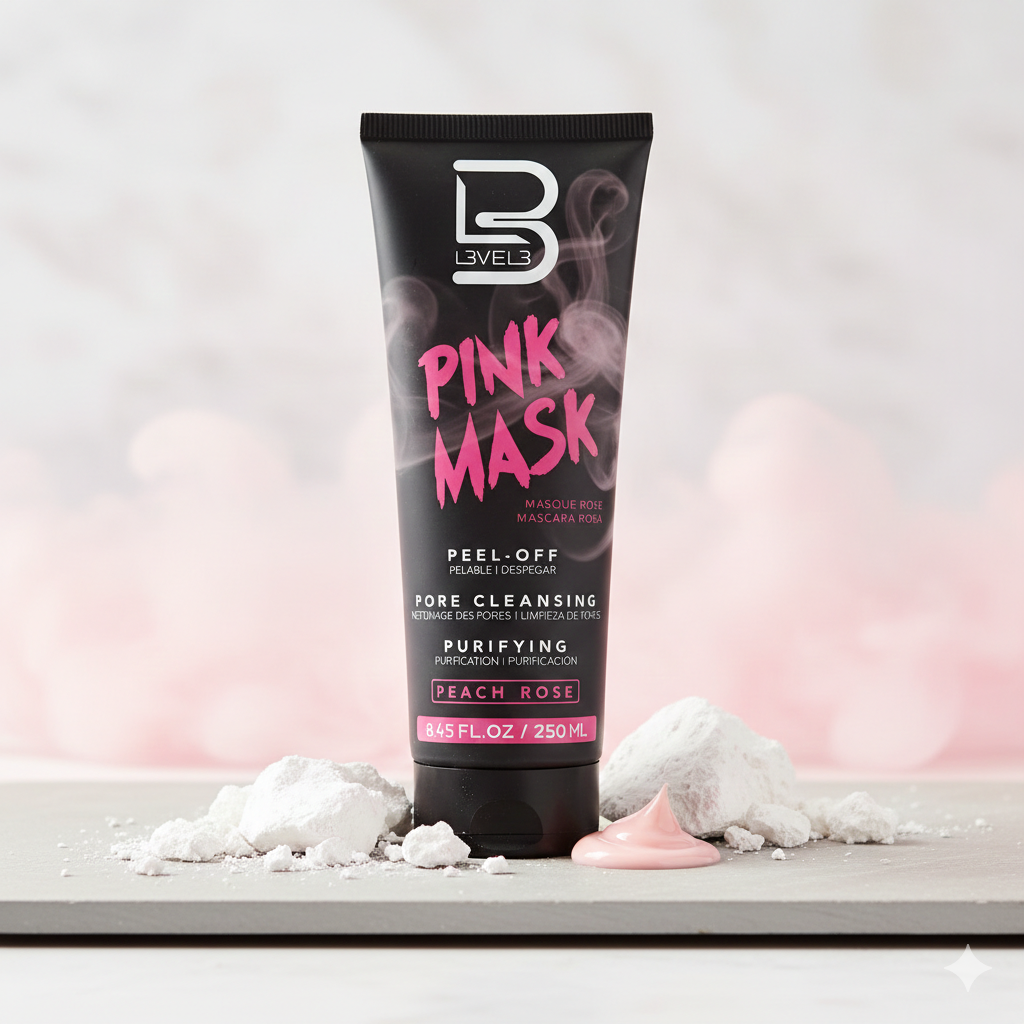 MASCARILLA ROSA FACIAL CAOLÍN 250 ML L3VEL3