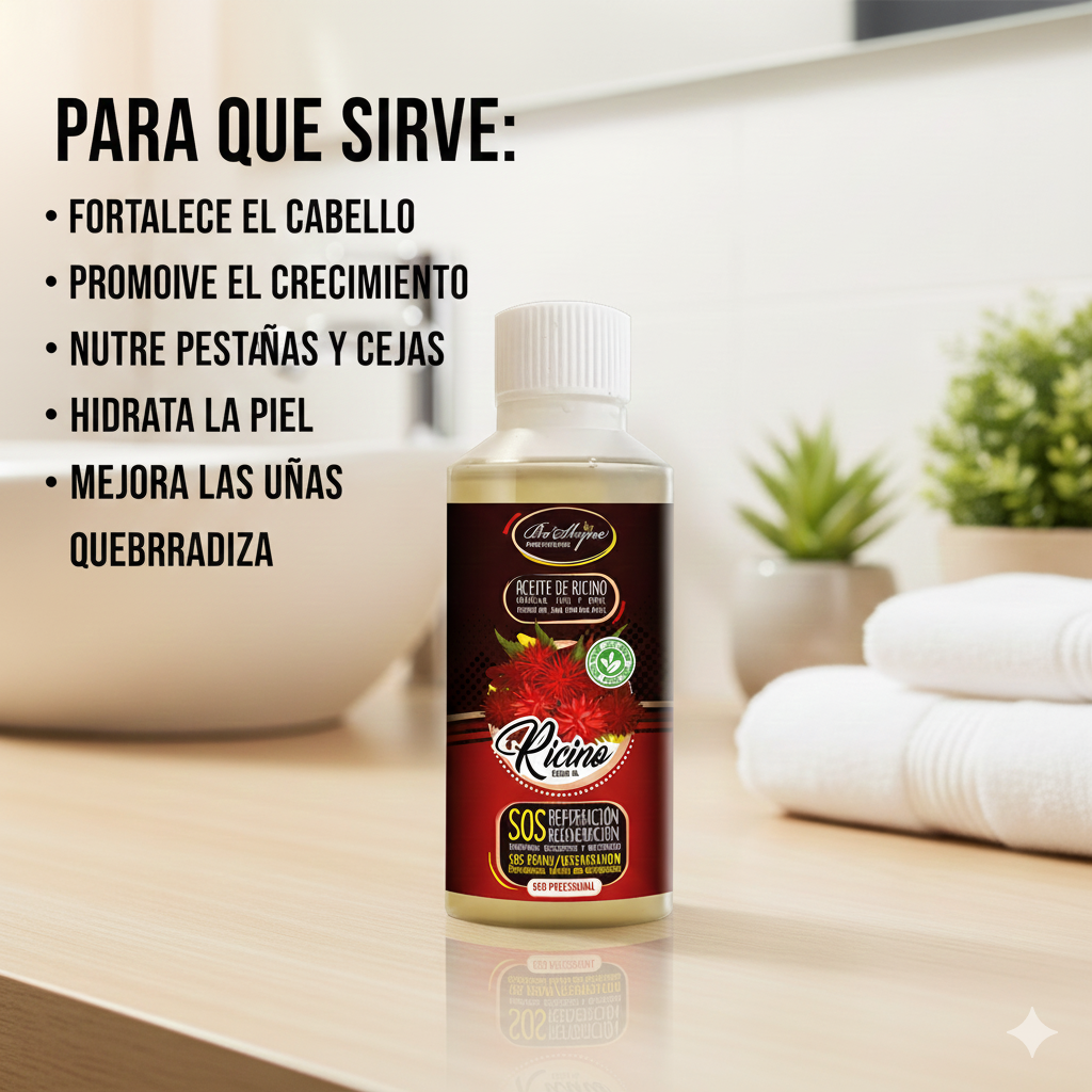 Be´Shyne®,Aceite de Ricino 250 ml