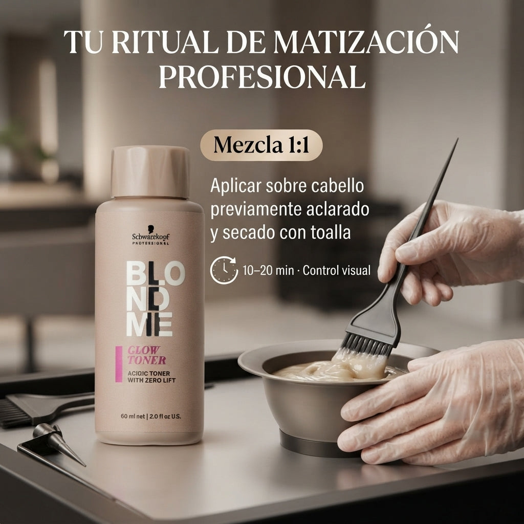 Schwarzkopf Professional BLONDME – Matizador para Cabello Rubio con Brillo 60 ml