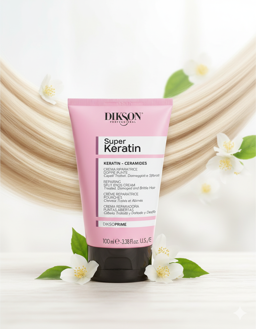 Dikson® Creme reparador de pontas espigadas Super Keratin 100 ml