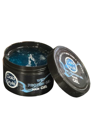 Gold Style – Gel Capilar de Fijación Fuerte con Efecto Húmedo 450 m