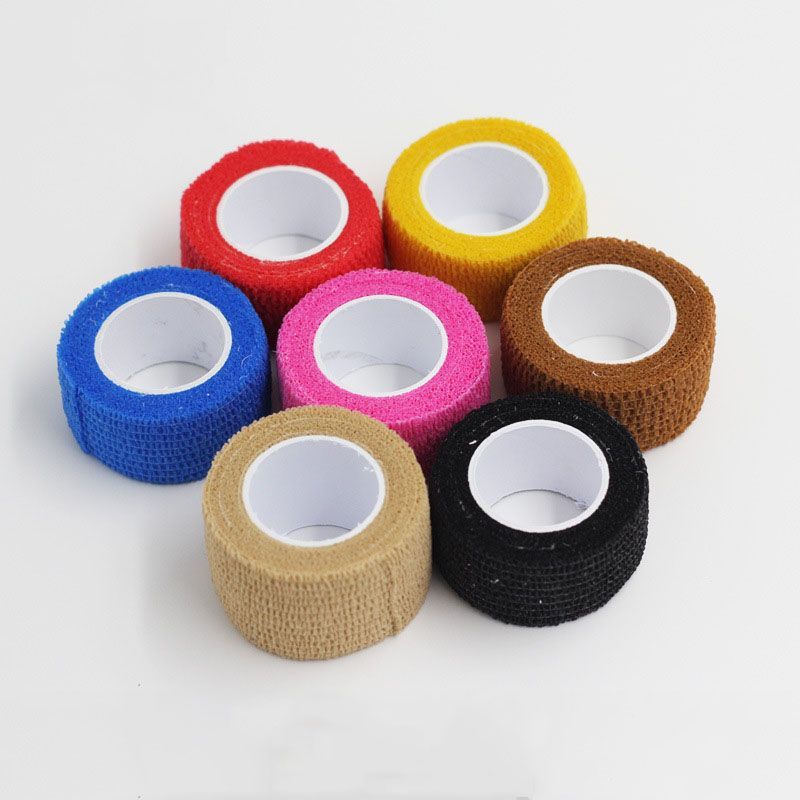 Rollo de cinta de protección para los dedos, herramienta autoadhesiva para decoracion de uñas, 4 rollos