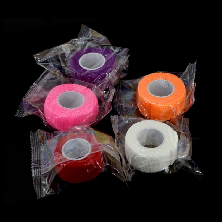 Rollo de cinta de protección para los dedos, herramienta autoadhesiva para decoracion de uñas, 4 rollos