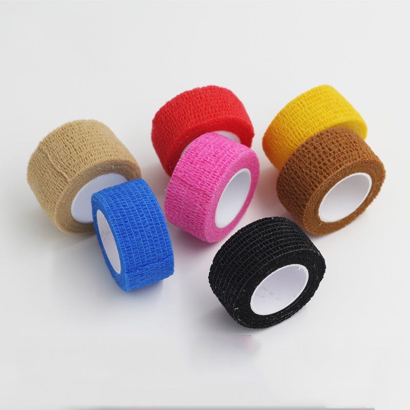 Rollo de cinta de protección para los dedos, herramienta autoadhesiva para decoracion de uñas, 4 rollos
