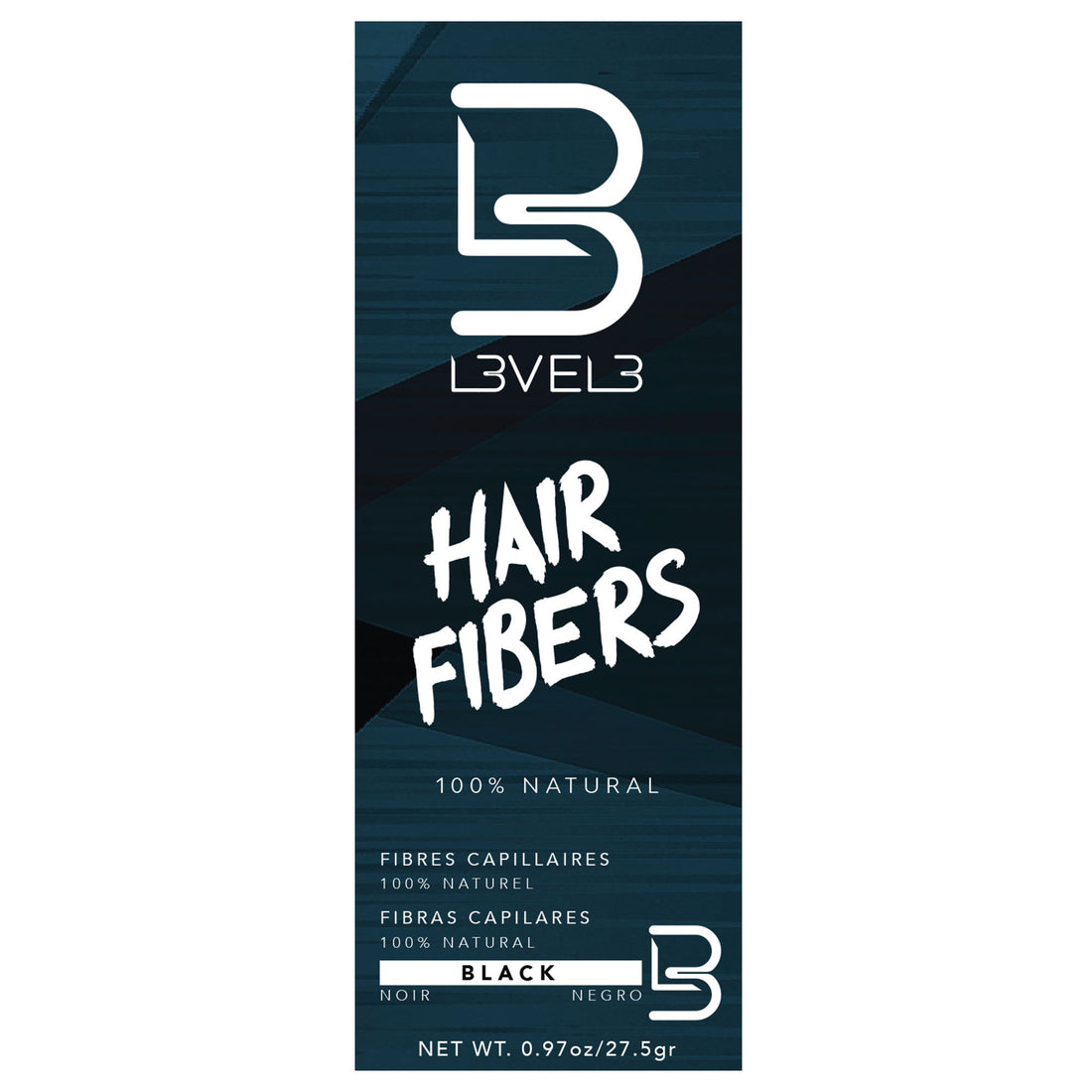 HAIR FIBERS- L3VEL3 FIBRAS DE CABELLO (NEGRO)