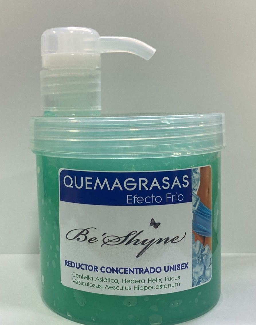 Gel Reductor Quema Grasas Efecto Frío Unisex Be´Shyne 500ml