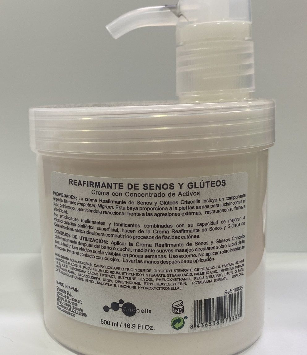 CREMA REAFIRMANTE SENOS Y GLUTEOS 500ml