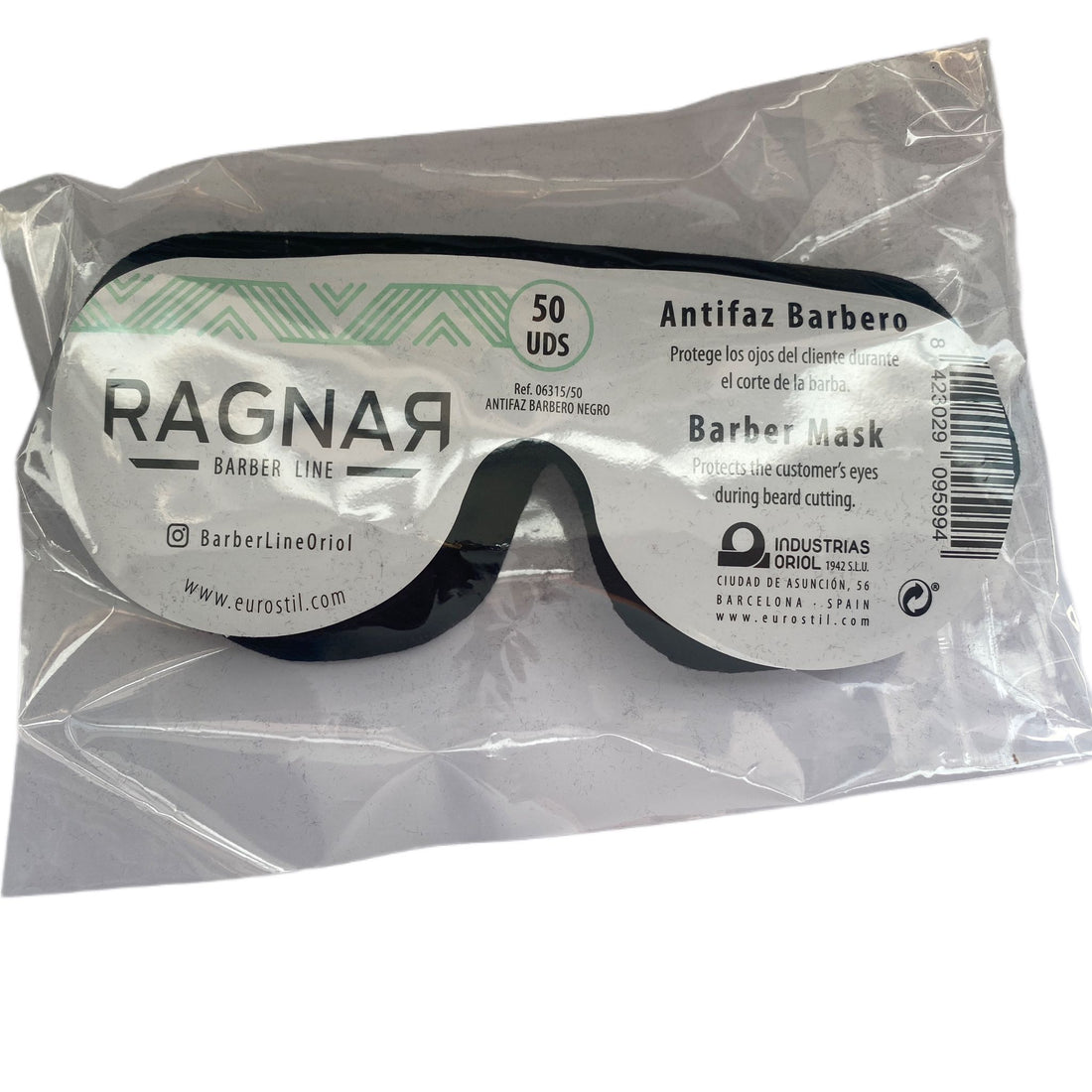 RAGNAR-BAG 50 BLACK EYE PROTECTION MASKS