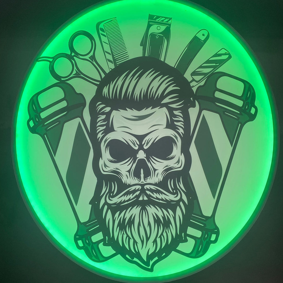 CARTEL LUMINOSO BARBERÍA , CAJA DE LUZ