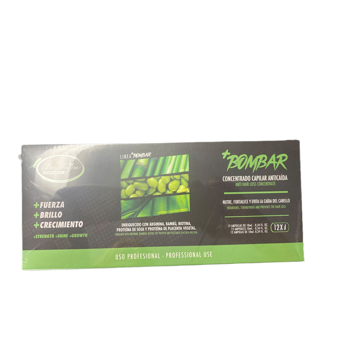 Be´Shyne – Ampollas +Bombar para cabello débil y fino 12 uds.