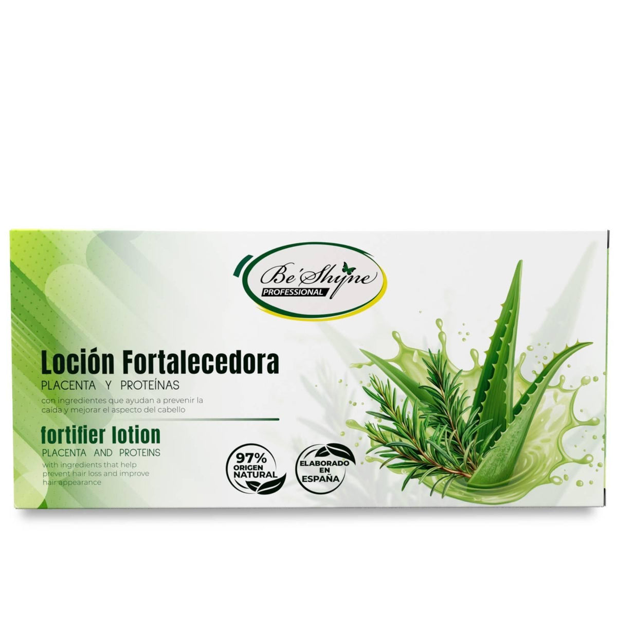 Be´Shyne, Ampollas Loción Fortalecedora, placenta y proteínas. Previenen la caída (copia)
