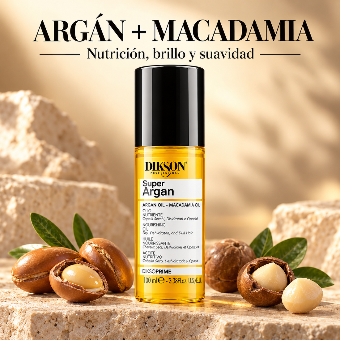 Dikson DiksoPrime Super Argan – Aceite para cabello seco 100 ml