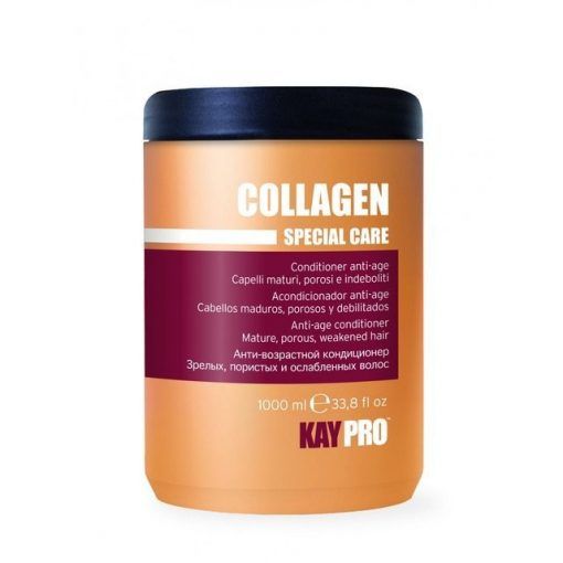 Kaypro Collagen Acondicionador con Colágeno para cabellos maduros, porosos y debilitados 1000 ml