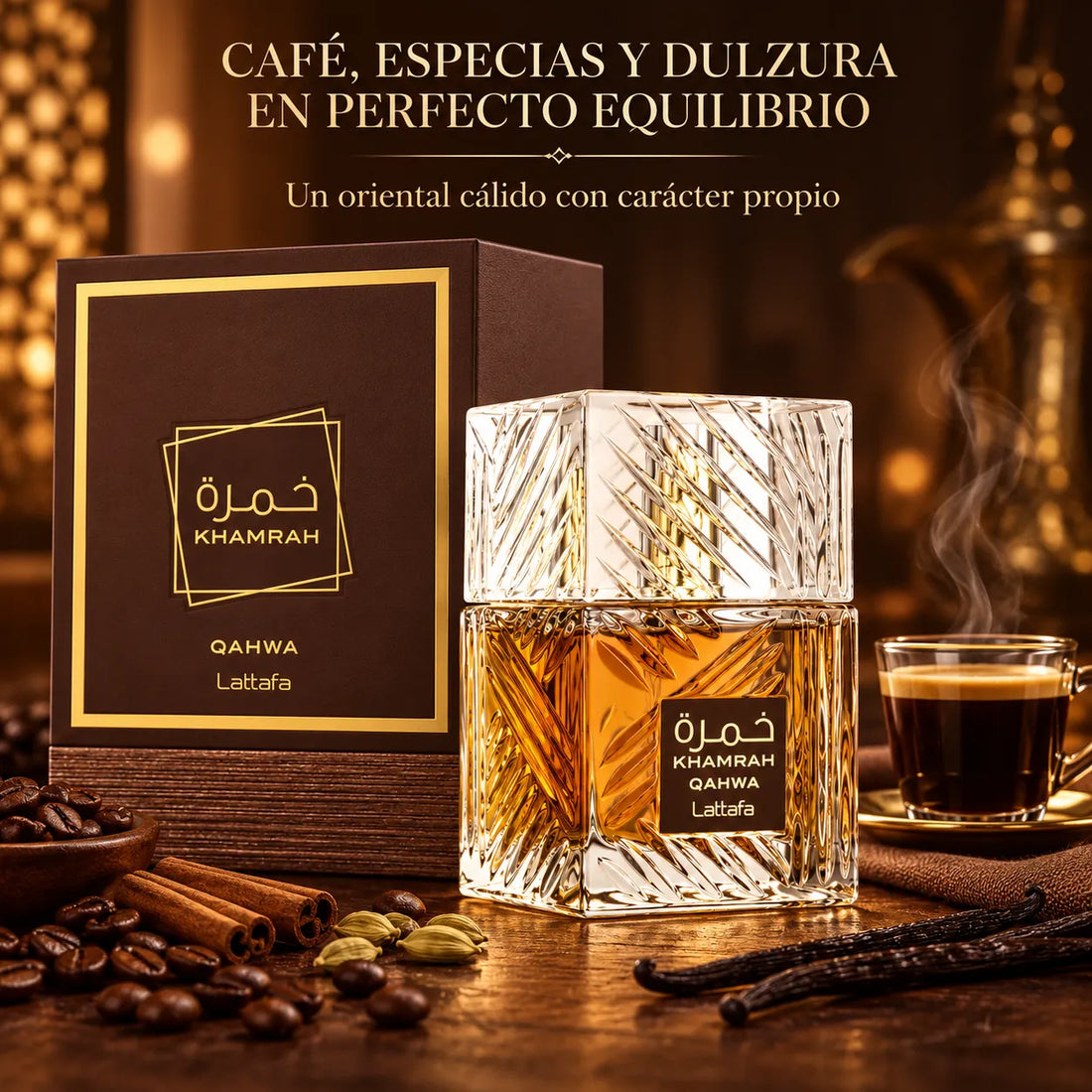Lattafa – Perfume Unisex Oriental Khamrah Qahwa 100ml