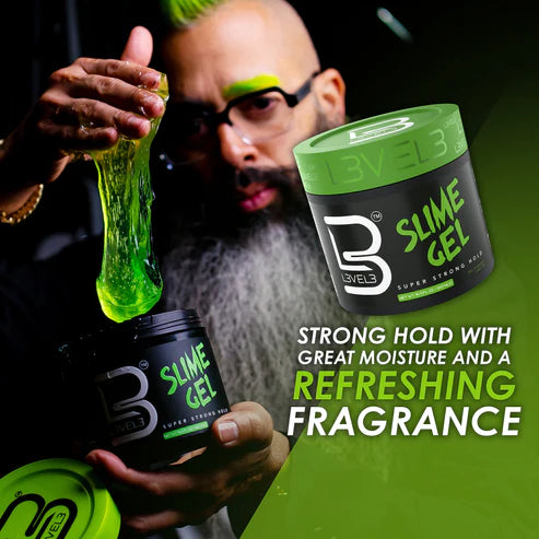 L3VEL3 GEL CON ACEITE DE RICINO PARA EL CABELLO 250ml.