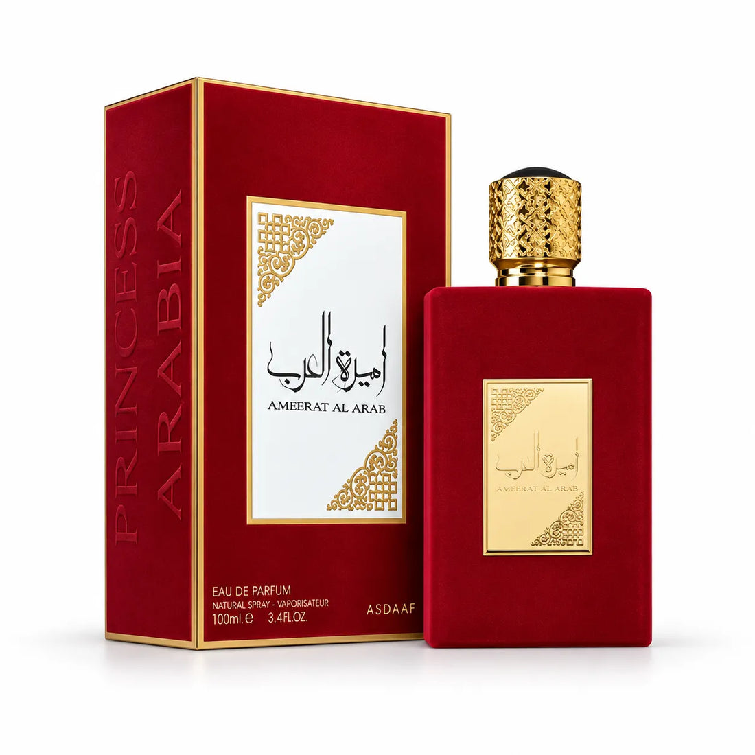 Lattafa – Perfume árabe feminino Ameerat Al Arab de longa duração 100ml