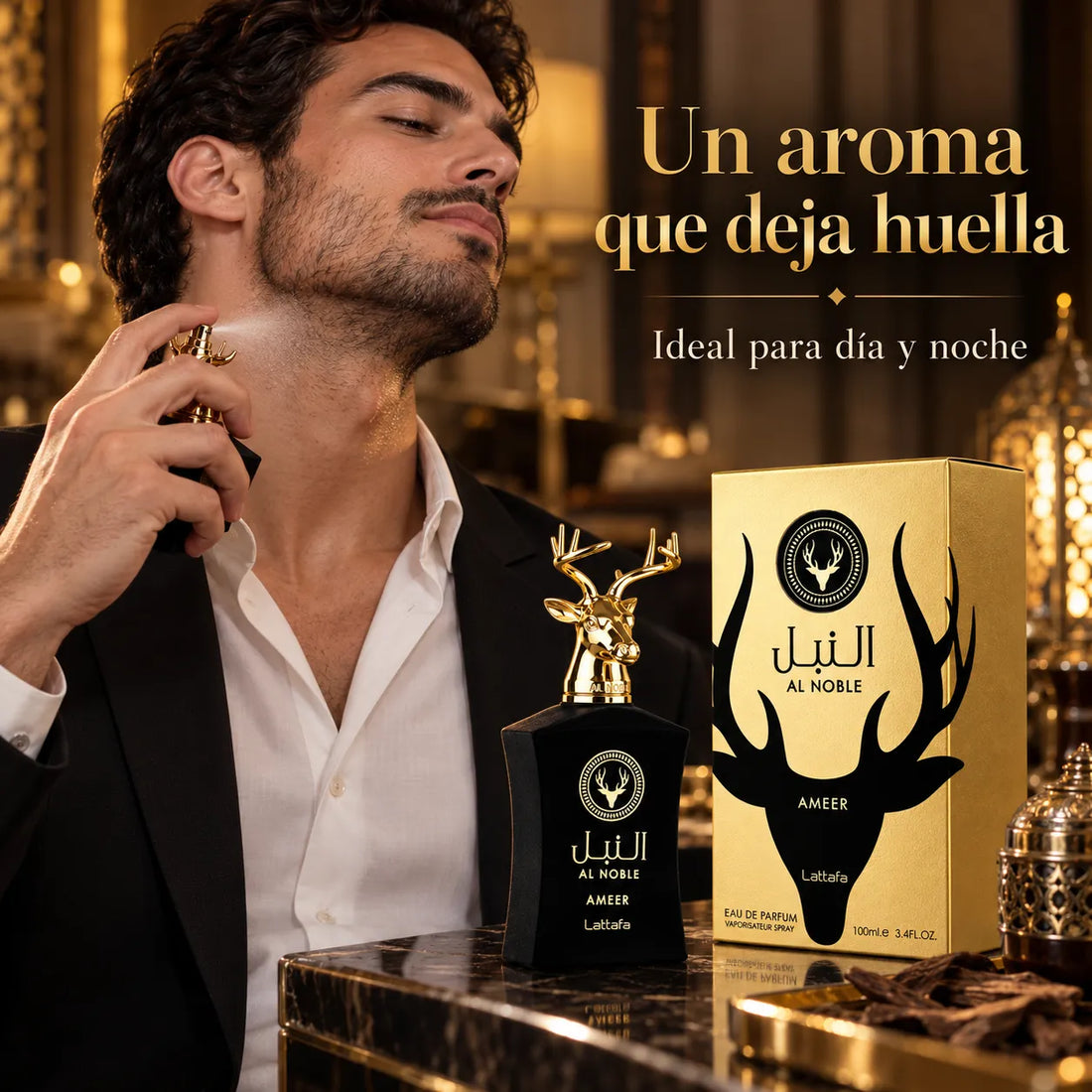 Lattafa Al Noble Ameer – Perfume Unisex Oriental Amaderado 100 ml