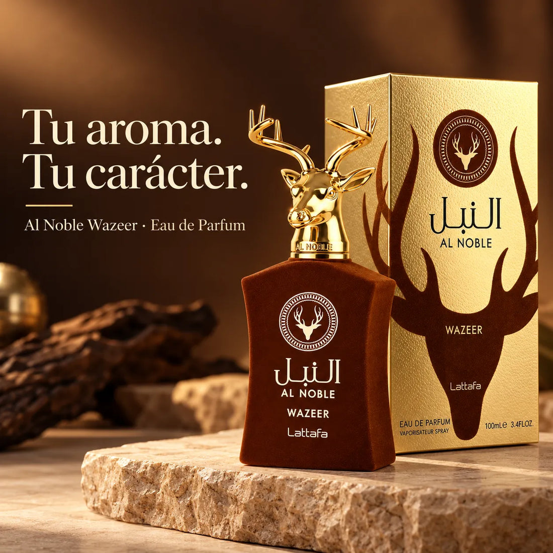 Lattafa – Al Noble Wazeer Perfume Unisex Amaderado 100 ml